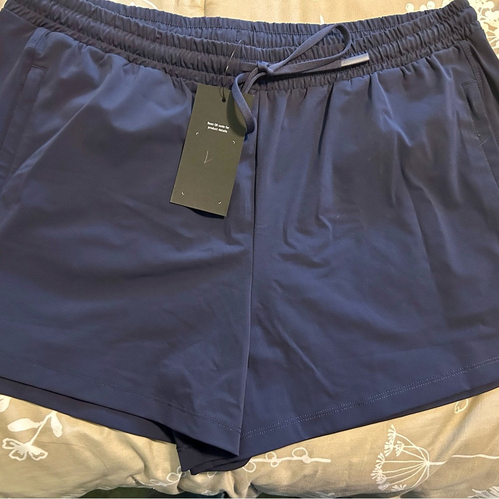 NWT Fabletics Navy Blue Athletic Shorts